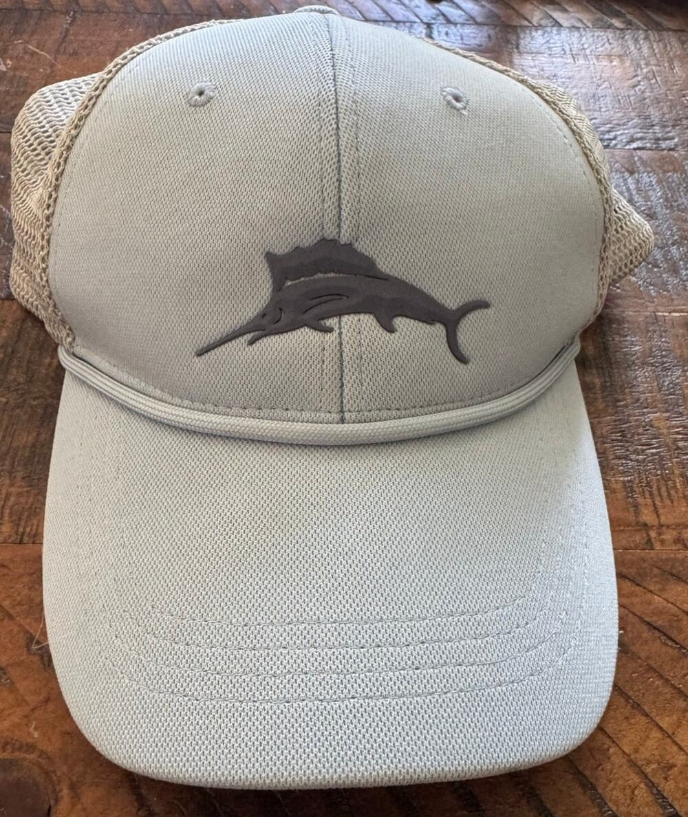 Tommy Bahama Men's Island Snapback Hat Light Blue Logo OSFM